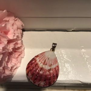 Shell sterling silver pendant
